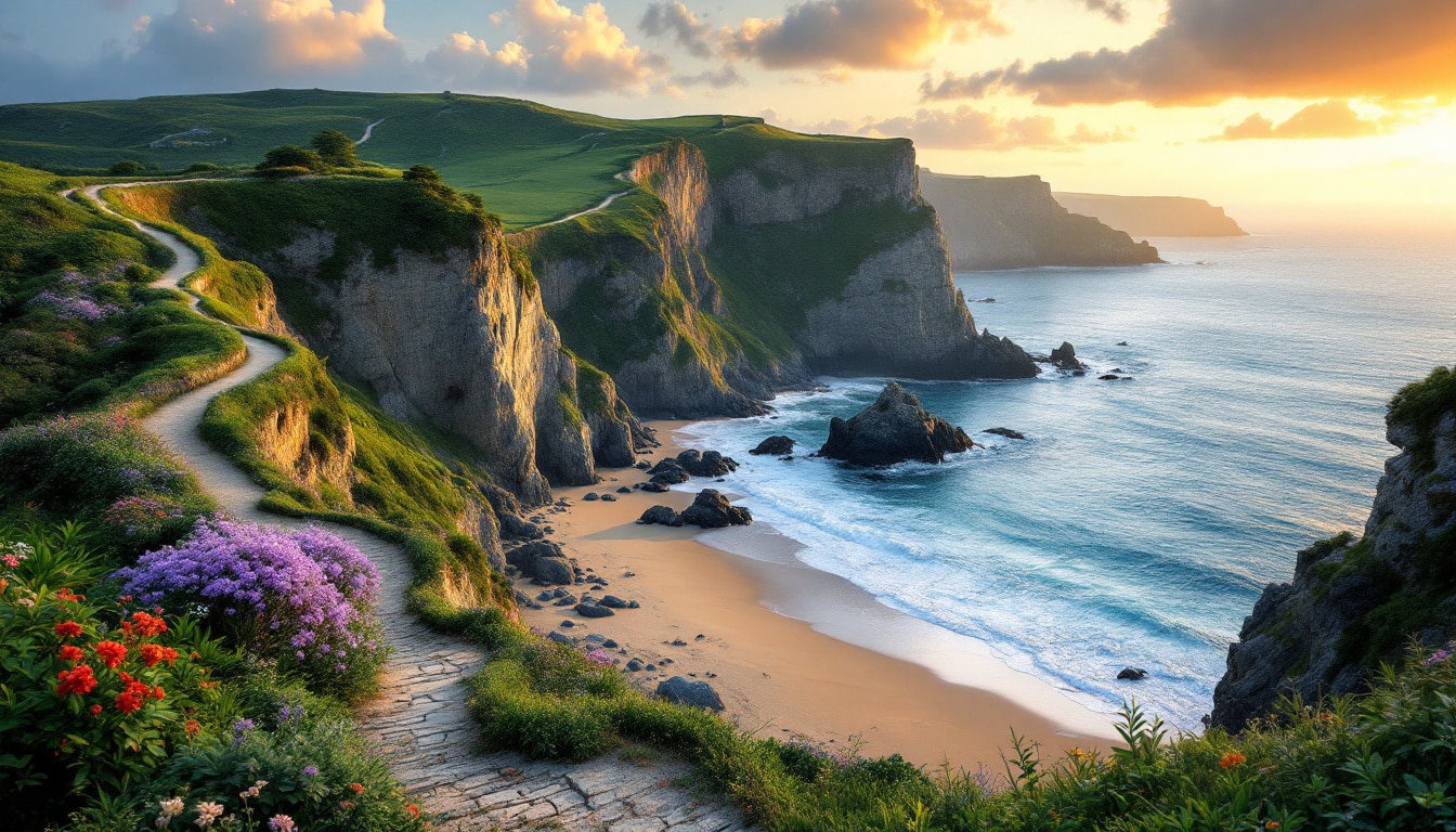 découvrez les plus beaux sentiers côtiers d'europe, de paysages à couper le souffle à des criques cachées. partez à l'aventure et explorez la nature tout en profitant de vues imprenables sur l'océan. que vous soyez randonneur aguerri ou amateur de promenades, ces itinéraires vous séduiront.
